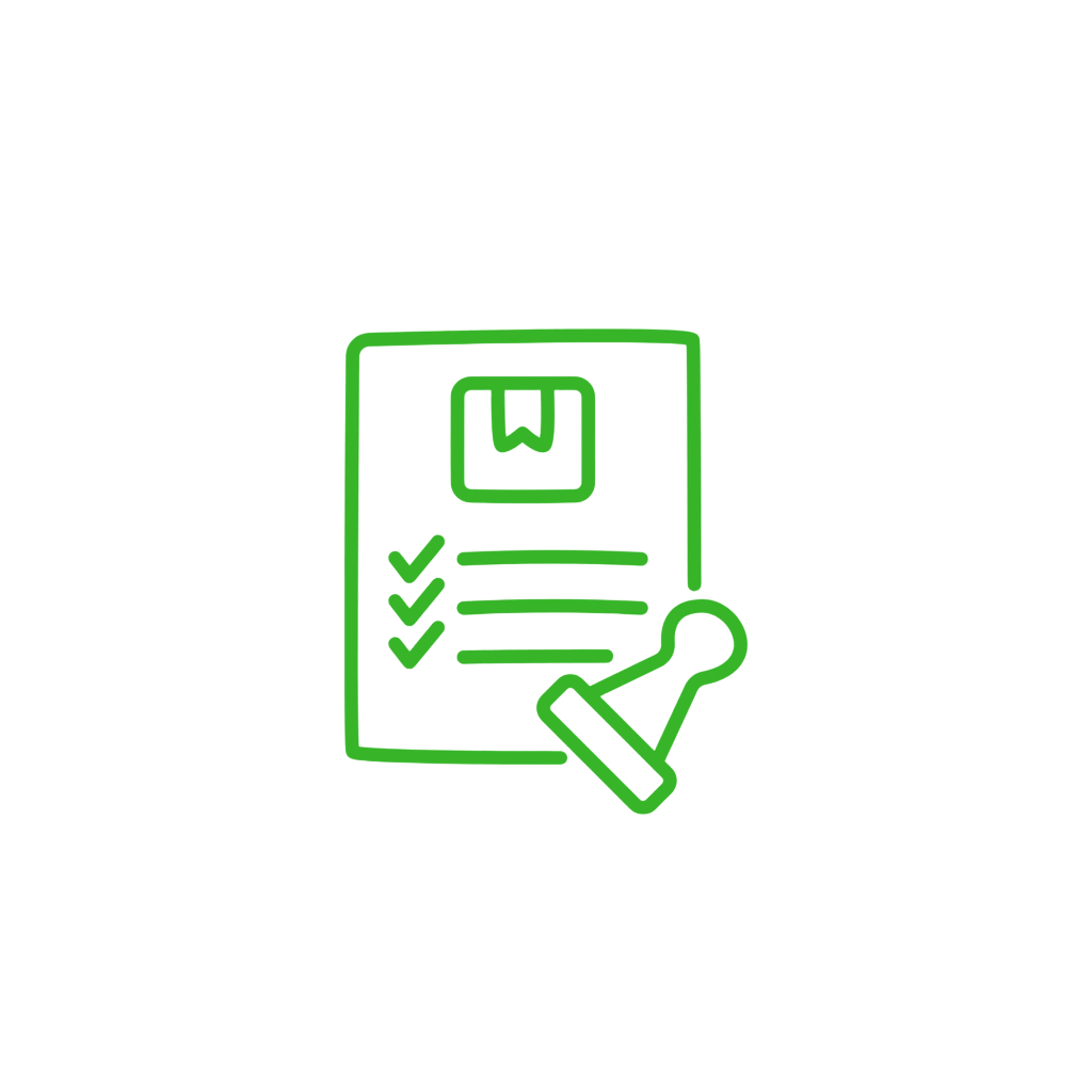 Icono Declaración de uso